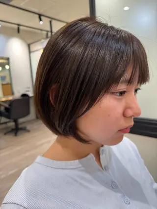 ショート 大船🫧ボブ・レイヤ ー・メンズ持田樹のヘアスタイル