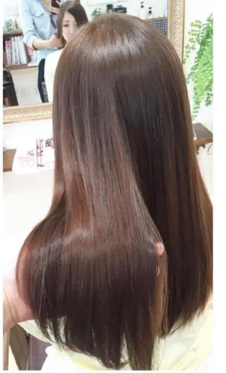 セミロング ロング カラー 松田 由貴のヘアスタイル