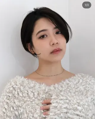 ショート 骨格補正パーマ/ ショート🌸さくらのヘアスタイル