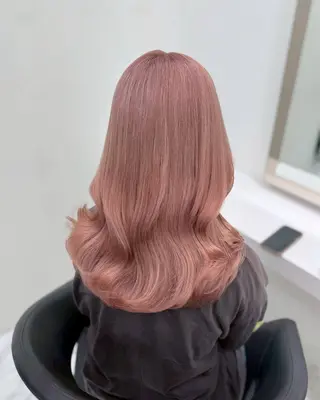 ロング カラー ハイトーンカラー💞 くるみ🎀のヘアスタイル