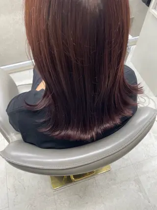 セミロング 工藤 洸のヘアスタイル