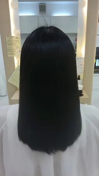 セミロング 藤原 亜美🤍のヘアスタイル