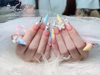 セミロング Linanail Nambaのネイルデザイン