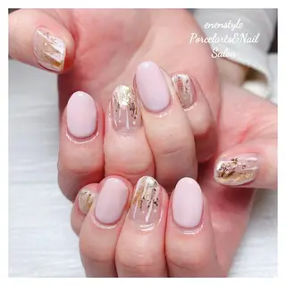 ミディアム ネイル 🐾enen style 🐾のネイルデザイン