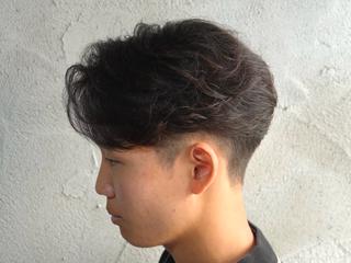 ミディアム 根本 陽斗のヘアスタイル