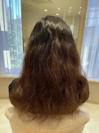 セミロング 髪質改善お任せ ください♪ひとみのヘアスタイル