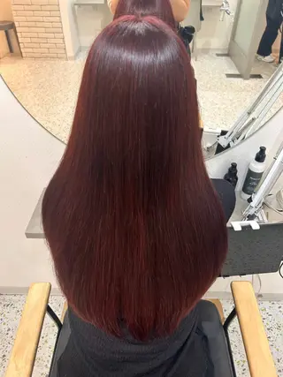 ロング 透明感カラー 莉々子のヘアスタイル