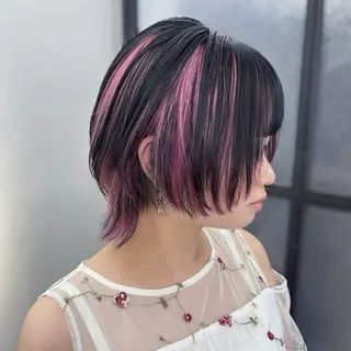 ミディアム カラー Ren. 🦋デザインカラーのヘアスタイル