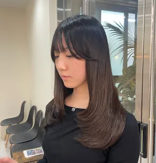 ロング レイヤーカット 🌱 はるかのヘアスタイル