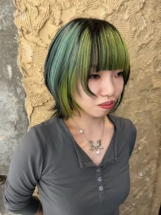 ショート カラー 圧倒的デザイン力 店長🎨RENAのヘアスタイル