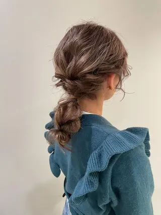 ミディアム カラー 浅沼 ゆいのヘアスタイル