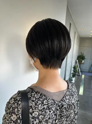 ショート おせ ちさとのヘアスタイル