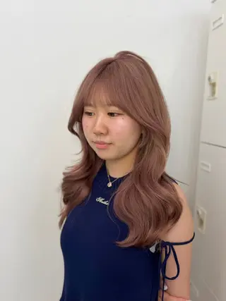 ロング カラー ヘアアレンジ 透明感カラー🎀艶髪 Anju/渋谷🎀のヘアスタイル