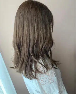 ロング カラー hubhair レイヤー/透明感のヘアスタイル