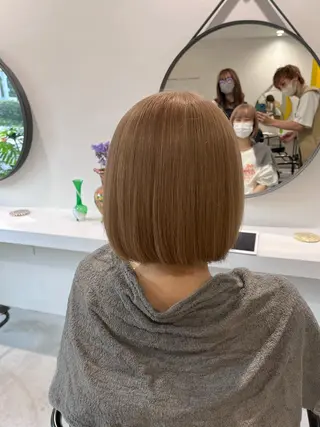 ミディアム カラー メンズショート 店長 清原佑太のヘアスタイル