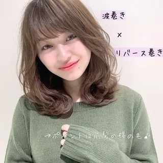 ミディアム フォルテ青山 カットカラー0円のヘアスタイル