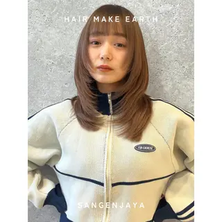 ロング hair make earth 🌀のヘアスタイル