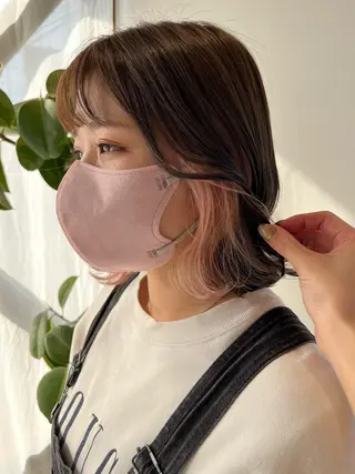 ミディアム 林 美優のヘアスタイル