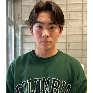 カラー カエデ🦔 カットモデルのヘアスタイル
