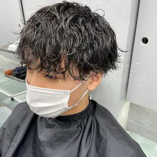 ショート カラー パーマ メンズ 🍃メンズヘア🍃 セヤシュウヘイのヘアスタイル