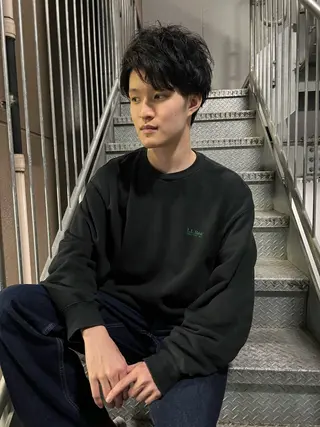 ショート パーマ メンズ 🉐メンズヘア特化 men's/ケンイチのヘアスタイル