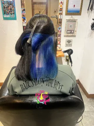 セミロング カラー Hair salon The hiveのヘアスタイル