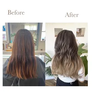 ロング カラー パーマ ヘアアレンジ メンズ キッズ 豊橋美容院 ソンリエのヘアスタイル