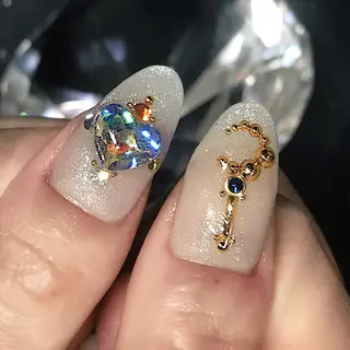 ネイル 渋谷/チップ長さ出し 👑アプレgel-xのネイルデザイン