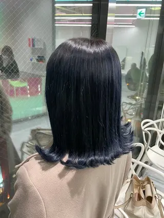 ロング カラー パーマ ヘアアレンジ 透明感ブリーチカラー 🌈TOMOHIROのヘアスタイル