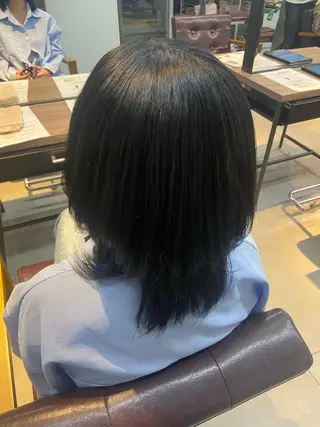 ミディアム 🩵MEI🩵鶴見 ／ヘアアレンジ💫のヘアスタイル