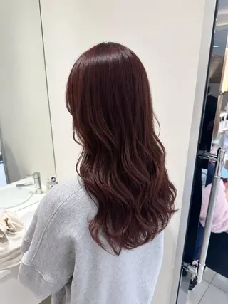 ロング カラー 【モデル様募集🖤】 MIKI//伊勢原のヘアスタイル