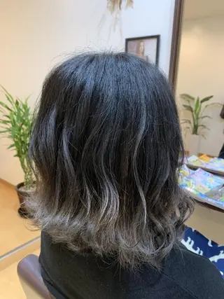 ミディアム カラー サトウ シューイチのヘアスタイル