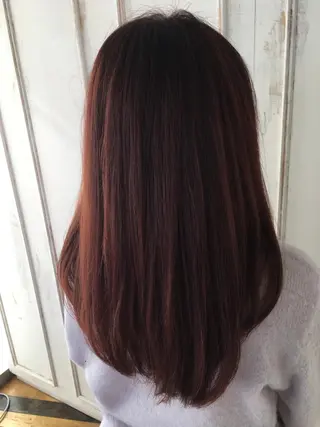 ミディアム カラー 上田 ヒロツグのヘアスタイル
