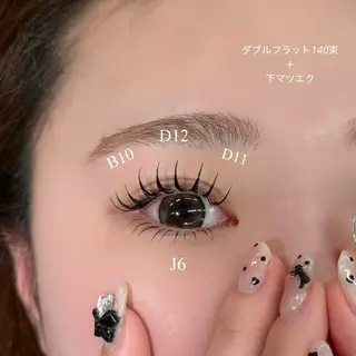 マツエク・マツパ Sylph & SCENEのマツエク・マツパデザイン