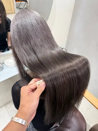 セミロング カラー ヘアアレンジ 大宮/山口 竣也のヘアスタイル