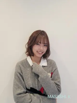 ミディアム 高口    雅のヘアスタイル