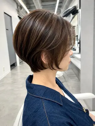 ショート 関山浩平ショート /ボブ/ヘアセットのヘアスタイル