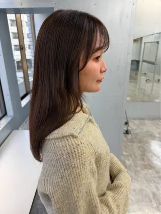 セミロング 透明感カラー/ ayanaのヘアスタイル
