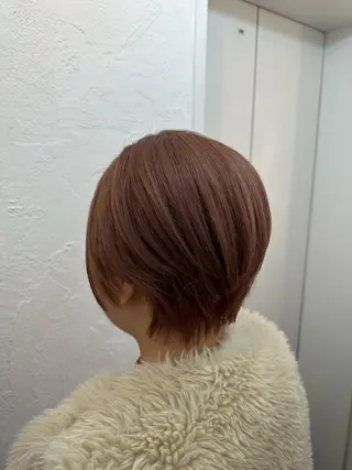 ショート カラー 美髪質改善✨ 縮毛矯正✨HIDEのヘアスタイル