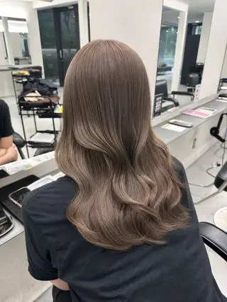 セミロング カラー ブリーチモデル募集中 /新潟万代/かこ🩵のヘアスタイル