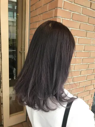 ミディアム カラー パーマ ヘアアレンジ メンズ キッズ ネイル マツエク・マツパ サロンドミルク 渋谷高比良のヘアスタイル