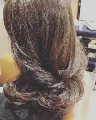 ロング カラー spa hair ark 富井直美のヘアスタイル
