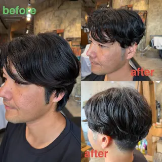 ショート パーマ ヘアアレンジ メンズ 🍀Ryosuke 🍀のヘアスタイル