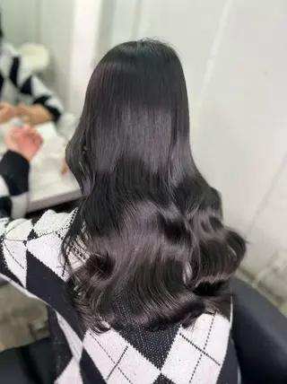 セミロング 艶髪ハイトーン💎 Rukumoのヘアスタイル