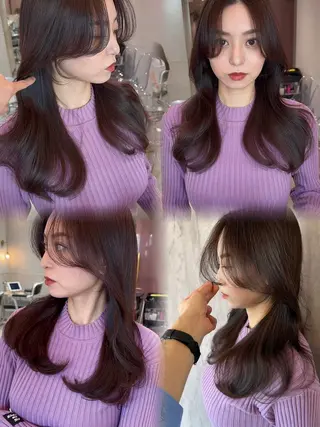 ロング カラー 【艶カラー】 じゅりのヘアスタイル