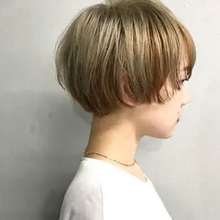 ショート カラー 髪の再生請負人 矢野雄三のヘアスタイル