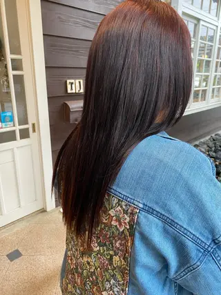 ミディアム カラー 有田 隼のヘアスタイル