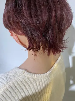 ショート カラー 縮毛矯正/艶カラー/ ikedaのヘアスタイル