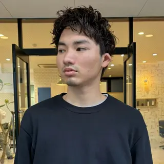 パーマ メンズ 【メンズ 特化】村斎　伶次のヘアスタイル