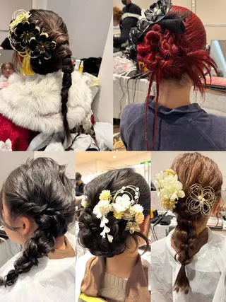 セミロング ヘアアレンジ 似合う髪型見つけます AYAKAのヘアスタイル